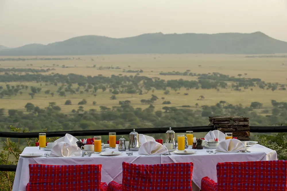 Free daily English breakfast - Serengeti Serena Safari Lodge